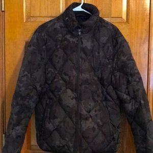 Michael Kors camo puffer winter jacket